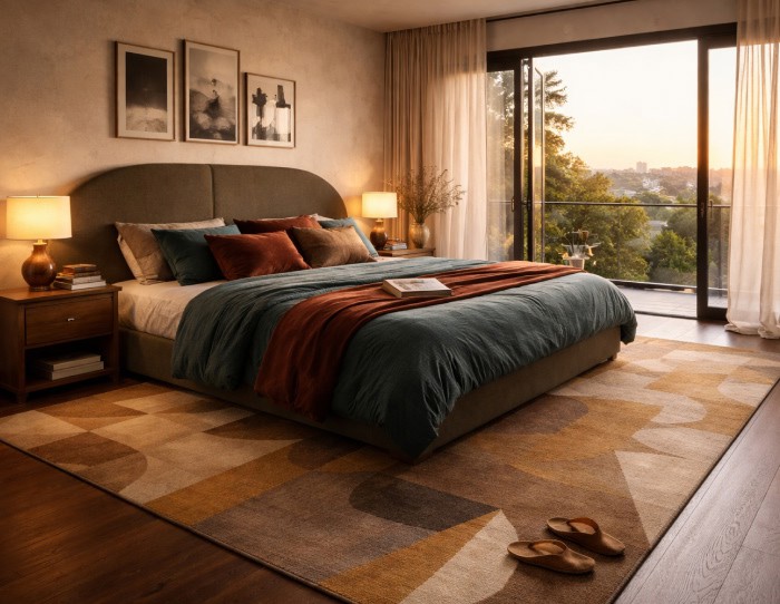 geometric-rug-for-bedroom